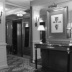 El detalle y la elegancia se combinan en este pasillo de habitaciones.Hotel Emperador (Madrid).