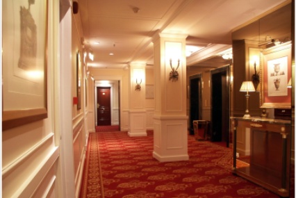Arquiconcept
Vista parcial de pasillo de habitaciones.Hotel en Madrid.
